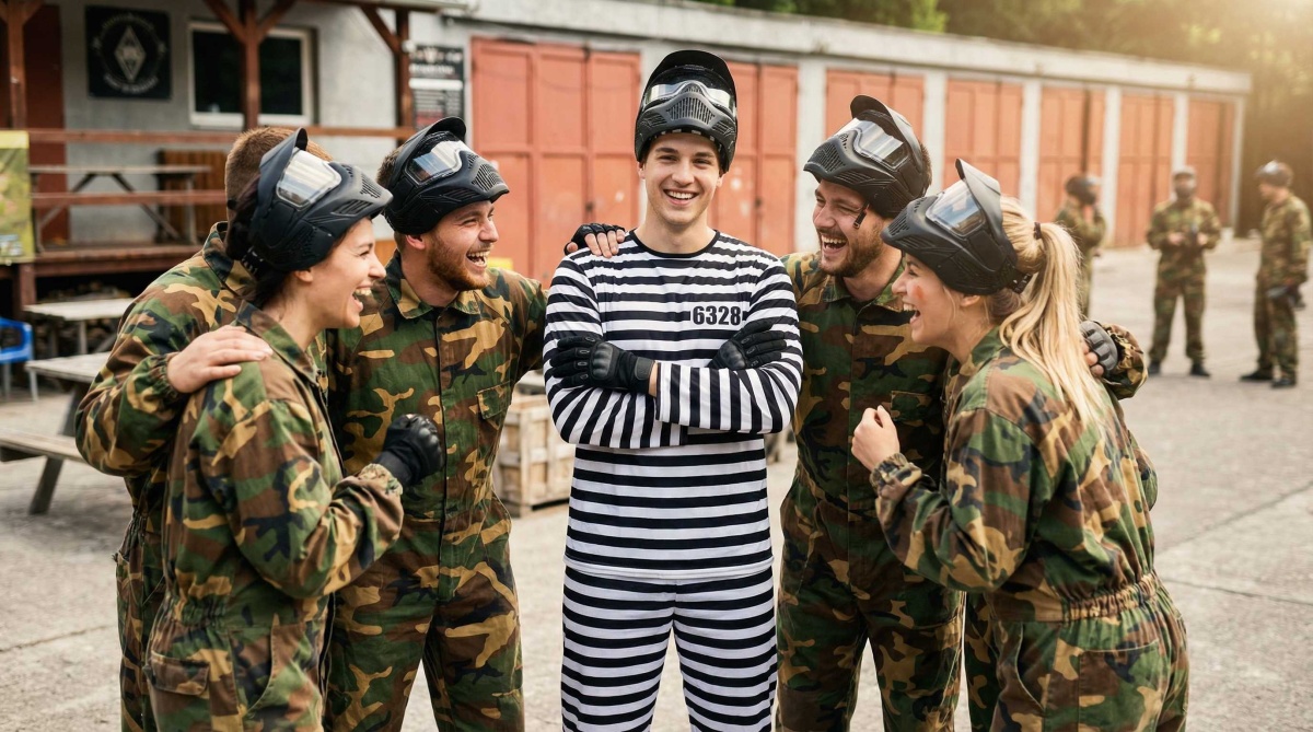 Rozlučka se svobodou<br>v Paintball Arena Cheb