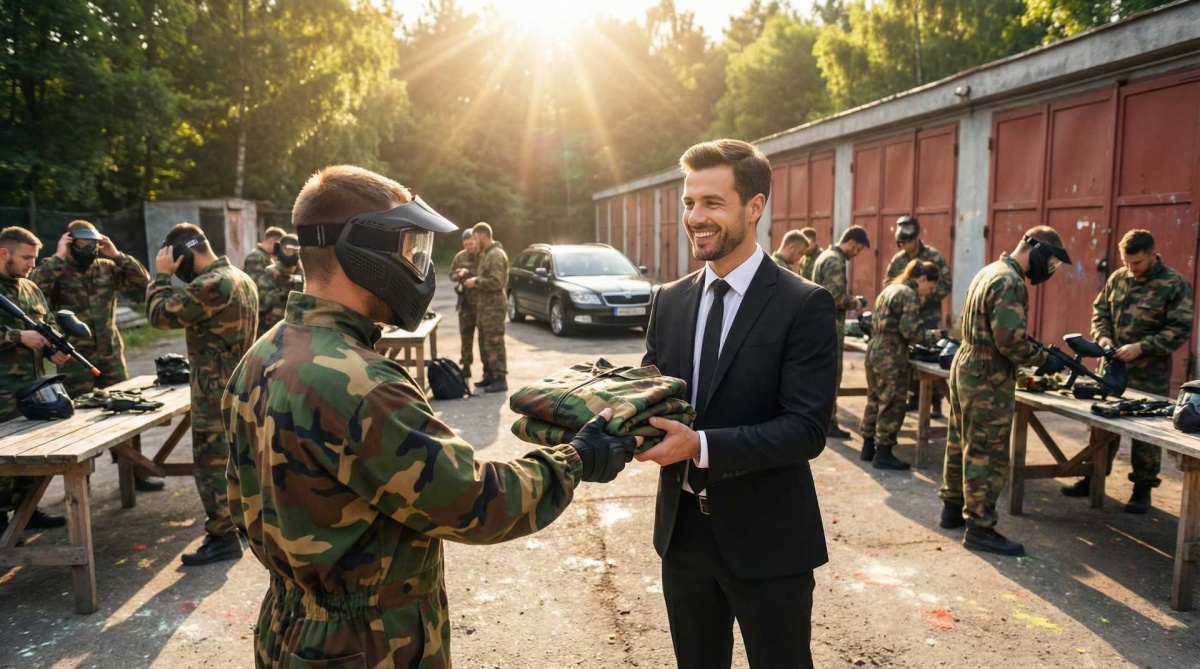 Firemní akce a teambuilding,</br>v Paintball Arena Cheb
